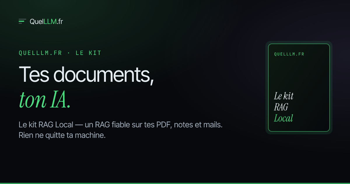 Portada del kit RAG Local — RAG Local