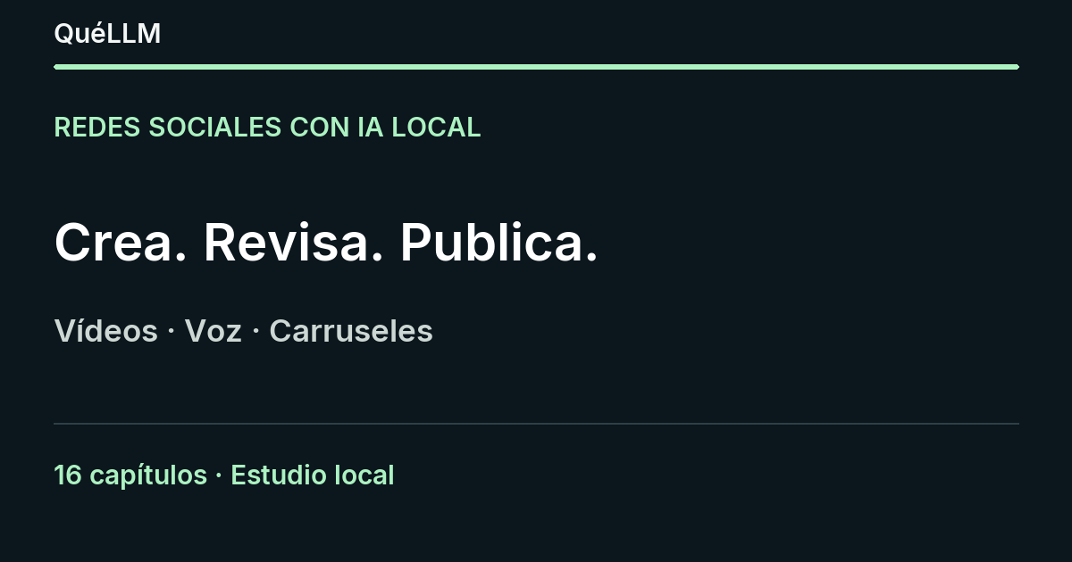 Kit de Redes Sociales con IA Local
